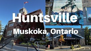 Huntsville Muskoka Walking Tour huntsville cottagecountry walkingtour [upl. by Ginder766]