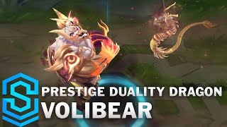 Prestige Duality Dragon Volibear Skin Spotlight  PreRelease  League of Legends [upl. by Yltsew]