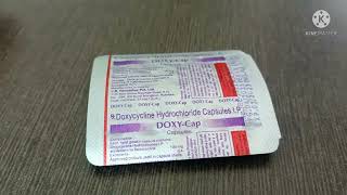 Doxycycline hydrochloride Capsule ip 100 mg uses in Hindi  doxycap capsule 100mg uses in hindi [upl. by Enomis425]