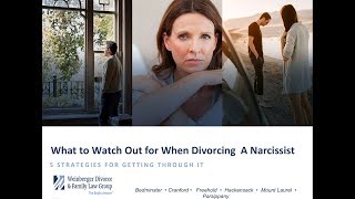 Divorcing a Narcissist  5 Strategies to Help [upl. by Ewer]