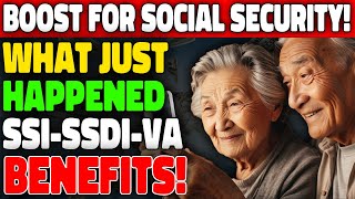 Breaking News Boost for Social Security What Just Happened SSA SSI SSDI Benefits [upl. by Mayeda]