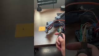 Joystick 🕹️ magnetic robotic arm arduino diycncmachine viralvideo arduinoproject [upl. by Longmire]