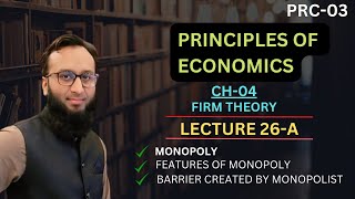 PRC03 Economics l CH04 l LECTURE26 A l HM Hasnan [upl. by Acinomaj]