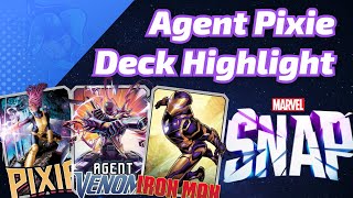 Pixie Agent Venom Iron Man  Marvel SNAP Deck Highlight [upl. by Yehs921]