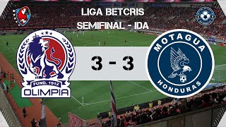 🔴EN VIVO  CD Olimpia vs FC Motagua  Liga Betcris Honduras Semifinal Ida [upl. by Tedman60]