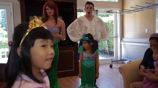 The Little Mermaid and Prince Eric Undersea Birthday Party [upl. by Hsu878]