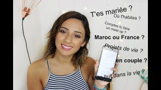 ASK 💄 JE REPONDS A TOUTES VOS QUESTIONS 🇲🇦 [upl. by Frye468]