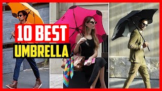 ✅Top 10 Best Umbrellas of 2024 [upl. by Ennadroj]