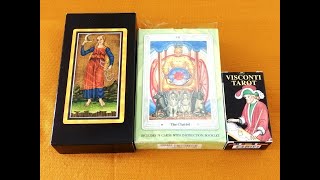 MI TAROT MÁS GRANDE Y MI TAROT MÁS PEQUEÑO  MI COLECCIÓN DE MAZOS DE TAROT [upl. by Hedi]