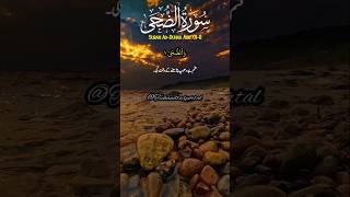 Surah AdduhaGet Relief from anxiety and depression by listening This Surah quranrecitationadduha [upl. by Aerdnahs]