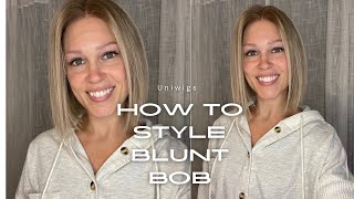 How To Style Blunt Bob [upl. by Swihart831]