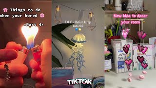 Aesthetic DIY Room decor ideas for Beginners Tiktok compilation ✨ [upl. by Ambur]