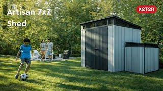 Keter Artisan Shed 7x7  English [upl. by Sarazen11]