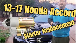 1317 Honda Accord V6 Starter [upl. by Bathilda]