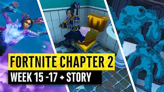 Fortnite  All Chapter 2 Map Updates and Hidden Secrets WEEK 15  17 Story Theory [upl. by Rheinlander519]