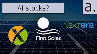 are solar stocks AI stocks FSLR NXT NEE [upl. by Cymbre]