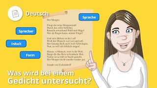 Gedichte untersuchen Ein Überblick worauf du achten musst – Deutsch  Duden Learnattack [upl. by Euridice485]