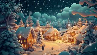 Frame TV Art Screensaver  Snowing Christmas Paper Art  Home Decoration [upl. by Jaddo431]