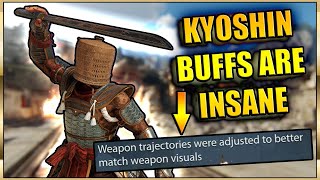 Kyoshin Buff STRESS TEST  STRONG ATIER SAMURAI NOW  ForHonor [upl. by Kent85]