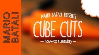 How to Make Cube Cuts Chef Technique [upl. by Adnima]