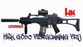 Umarex  G36C AEG 008 joule CE voor alle leeftijden en vergunningvrij airsoft geweer [upl. by Elnar786]