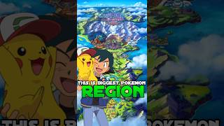 Which Is Biggest Region In Pokemon shorts hindi [upl. by Stolzer]