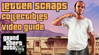 GTA 5  All Letter Scraps Collectibles 100 Completion  A Mystery Solved Achievement  Trophy [upl. by Hedaza]