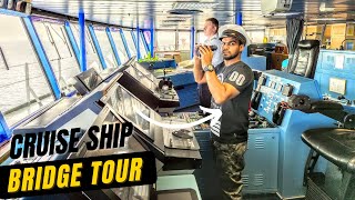 Indias Biggest Cruise Ship Bridge Tour  How 700FT Cruise Ship is Controlled  Cruise Vlog [upl. by Lamrouex]