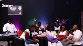 ALL FEMALE CORPORATE LIVING ROOM WORSHIP EXPERIENCE ON KHARIZ TV [upl. by Annuhsal]