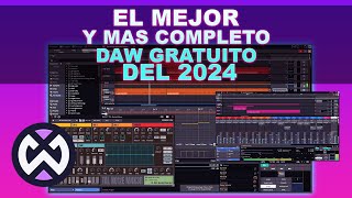 EL MEJOR DAW GRATUITO DEL 2024  CREA TU MÚSICA 100 FREE [upl. by Yarazed226]