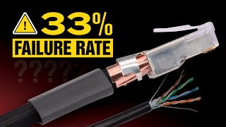 How to Terminate Cat6 Shielded Cable with an RJ45 Connector [upl. by Galateah]