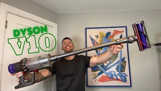 Review Dyson Cyclone V10 Animal Cordless Vacuum Cleaner [upl. by Gerge]