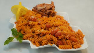 Pasta Arrabbiata  Orange and delicious pasta Like autumn 😍😆 [upl. by Ronalda]