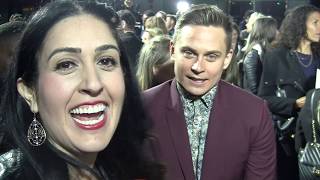 Popcorn Talk TV quotGame Nightquot Hollywood Premiere Interview with Billy Magnussen [upl. by Eanerb]