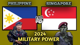 SINGAPORE VS PHILIPPINE MILITARY POWER 2024  PHILIPPINE VS SINGAPORE MILITARY POWER 2024 [upl. by Olatha447]