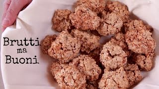 BRUTTI MA BUONI Ricetta Facile  Flourless Nut Cookies Easy Recipe [upl. by Juster476]