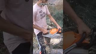 Topsun 62cc chainsaw 😱 trending shortsfeed [upl. by Idroj]