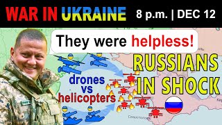 12 Dec FOOTAGE Drones With Guns HUNT RUSSIAN HELICOPTERS  War in Ukraine Explained [upl. by Sitof]