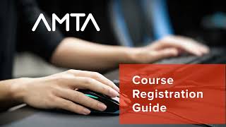 How to Register for AMTA Courses [upl. by Charline]