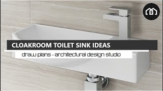 Cloakroom Basin Ideas  Explore Small Cloakroom Sinks For a Compact WC Bathroom Design Tips shorts [upl. by Tnomyar]