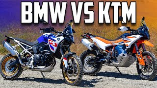 BMW F 900 GS vs KTM 890 Adventure R  ADV Comparison  Cycle News [upl. by Kohn811]