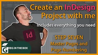 InDesign STEP 7 Master Pages and Page Numbering [upl. by Geithner]