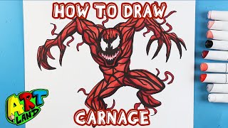 How to Draw CARNAGE [upl. by Krm114]