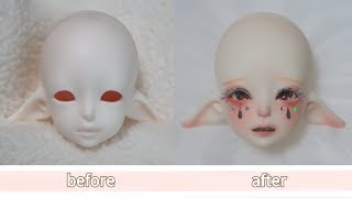 구체관절인형 메이크업 BJD Face up [upl. by Bolling]