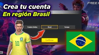 ¿Cómo crear una cuenta de Free Fire en región BRASIL 🇧🇷  2023 muy fácil Explicado a detalle [upl. by Nylarac]