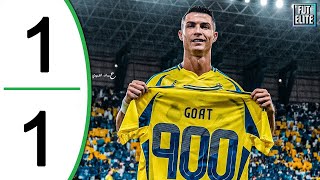 Cristiano Ronaldo celebrates 900 Goals  AlNassr vs AlAhli 11 Extended Highlights amp Goals 2024 [upl. by Derfnam]