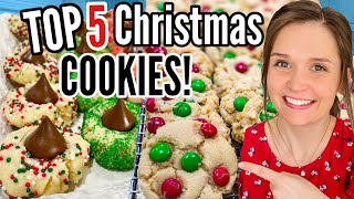 5 of the BEST Christmas Cookies  All The Cookies YOU Should Make This Winter • Julia Pacheco [upl. by Wehttan397]