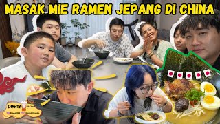 GANTI SUASANA HARI INI MASAK RAMEN JEPANG DI CHINA TERNYATA ADA YANG BARU PERTAMA KALI MAKAN 😋🍜 [upl. by Lletnahc476]