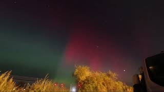 Polarlichter über der Börde als Zeitraffer Timelapse [upl. by Eetak]