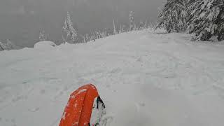 GoPro footage of Saturday Little bit of snow biking ￼ [upl. by Rickie]